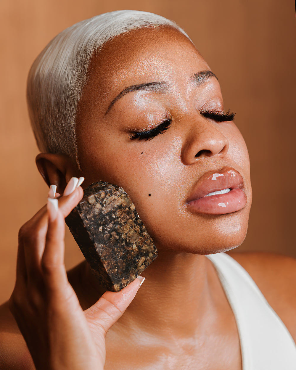 Raw African Black Soap Bar