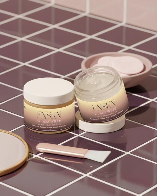 Glass Wrap – Turmeric + Retinol Nighttime Wrapping Mask